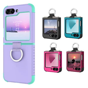 For Samsung Galaxy Z Flip6 Shockproof Ring Case Heavy Duty Phone Cover  - Picture 1 of 43
