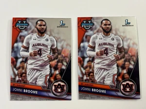 Johni Broome (2) Tarjeta de Baloncesto RC Lote 1er Bowman Cromo #6 - Imagen 1 de 1