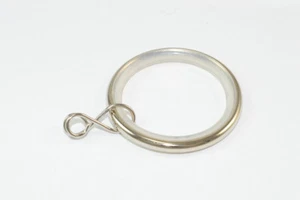 32mm Id 42mm Od Nickel Metallo Placcato -np- Silenzioso Asta Anello Loose Occhio - Picture 1 of 1