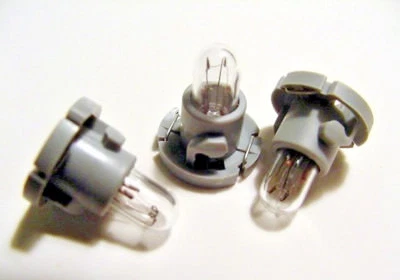 3 Clear Light Bulbs NOS Ford EATC AC Heater Climate Control Instrument Panel ATC - Image 1 of 4