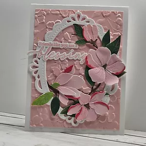 Handmade Greeting Card Keepsake Quality ocbrandy friends like you are a blessing - Picture 1 of 2
