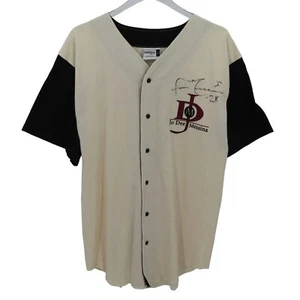 Jo Dee Messina Signed Y2K 2000 Tour Button Shirt Badger Sport Adult Large VTG - Picture 1 of 13