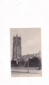 De colección. TARJETA POSTAL DE LA IGLESIA DE SAN JUAN GLASTONBURY, SOMERSET, INGLANDIA - Imagen 1 de 2