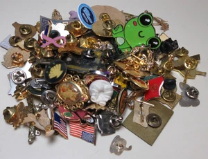 LOTE DE 100 BROCHES DE SOLAPA INSIGNIA SOMBRERO ALFILERES DE COLECCIÓN PREMIO PIN #82 - Imagen 1 de 8