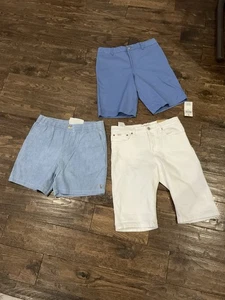 Polo Ralph Lauren Boys Demin Shorts Size 16 NEW (lot Of 3 Pieces) - Picture 1 of 4