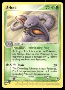 Pokemon Tcg Arbok #29 Pokemon Sandstorm LP - Imagen 1 de 2
