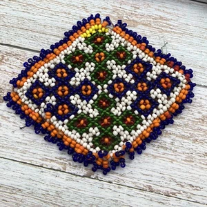 Parche de colección mal de ojo Kuchi tribal textil faltan cuentas (18724) - Imagen 1 de 7