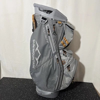 Sun Mountain C-130 2025 Cart 14-Way Top Golf Bag Cadet / Nickel / Rust - Image 1 of 4