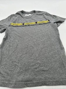 Abercrombie Kids T-Shirt Youth Boy Size 14 Graphic Print Logo Gray ..#25665 - Picture 1 of 8