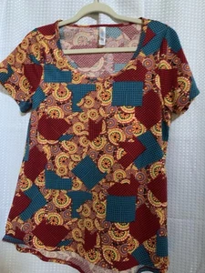 Top túnica boho pequeño multicolor Lularoe para mujer - Imagen 1 de 5