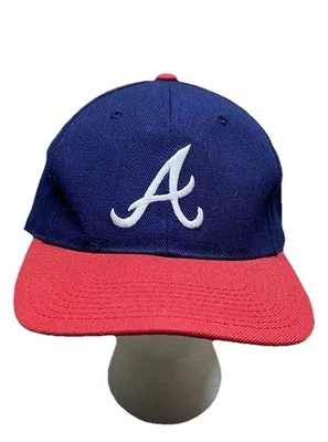De colección Años 90 Especialidades Deportivas Atlanta Braves MLB Snapback Gorra Gorra Logotipo Liso Foto 1 de 4