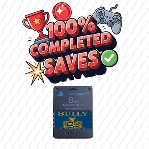 Bully Official Memory Card Unlocked Saves - Picture 1 of 10