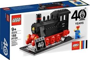LEGO 40370 Trains 40th Anniversary Steam Engine Exclusive Set Brand New - Bild 1 von 1