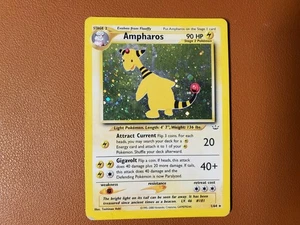 Ampharos 1/64 Pokémon Neo Revelation Holo Rare TCG MP Card WOTC - Picture 1 of 2
