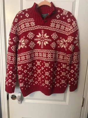 Woman's Ralph Lauren Winter Snowflake Ugly Christmas Sweater (Petite/large | eBa - Image 1 of 3
