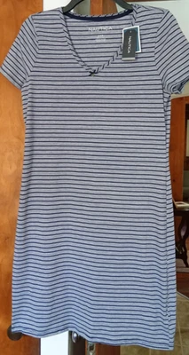 Mujer Talla Camisón manga corta M Nautica nuevo/etiquetas Foto 1 de 4