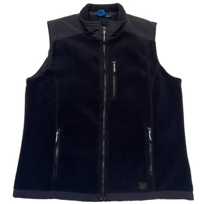 Eastern Mountain Sports Black Zip Up Outdoor Hiking Polartec Fleece Vest Size XL - Image 1 of 4