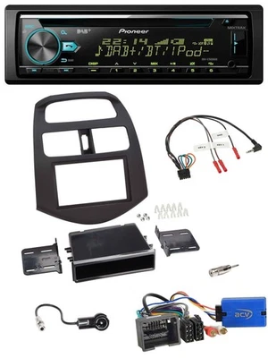Pioneer DAB Lenkrad CD USB Bluetooth Autoradio für Chevrolet Spark 2013-2015 - Bild 1 von 4