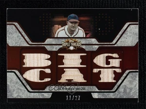 2008 Topps Triple Threads Relics Sepia/27 Johnny Mize #TTR-238 HOF - Imagen 1 de 3