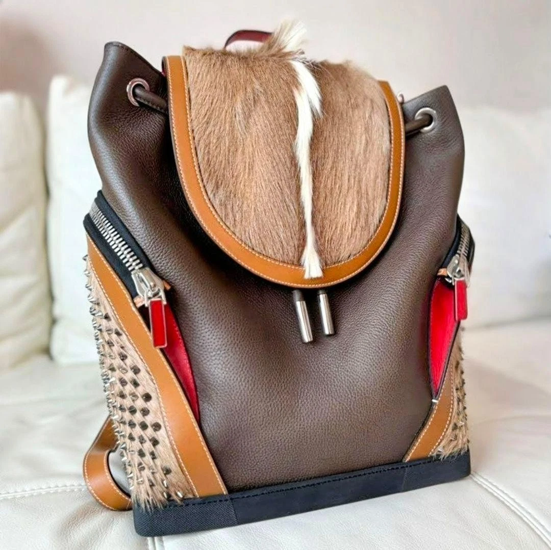 Christian Louboutin Women's Leather Backpack Bags for Men for sale
