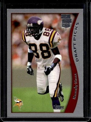 Abridor de temporada 1998 Topps Randy Moss novato RC #22 Vikings Foto 1 de 2