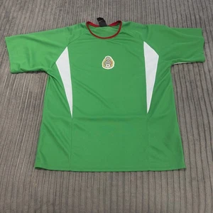 VTG Nike Mexico National Team Jersey Mens L Green Home Kit Soccer - Picture 1 of 6