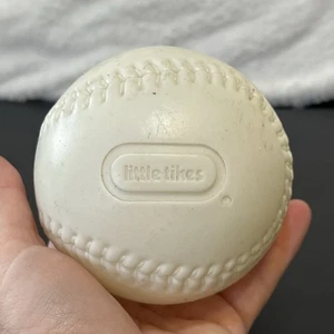 Little Tikes Ball Ersatz Hartplastik weiß Baseball Spielzeug T-Ball 4 Zoll - Bild 1 von 8