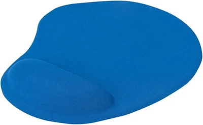 DA-51021, Tappetino per Mouse Ergonomico Con Poggiapolsi, Blu - Immagine 1 di 4