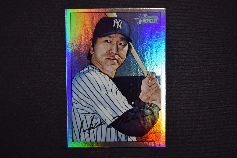 #103 Hideki Matsui 2007 Bowman Heritage Rainbow Foil Parallel - Image 1 of 2