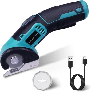 Cordless Electric Scissors, cardboard cutter, rotary cutter for fabric with... - Picture 1 of 7