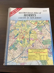 Morris County NJ - Metro Street Atlas by Franklin Maps 🔥 - Picture 1 of 3