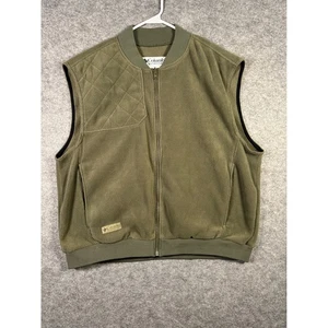 Columbia Sportswear Vest Mens XL Full Zip Fleece Olive Green Outdoors - Picture 1 of 7