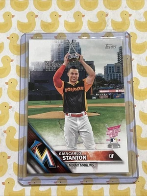 GIANCARLO STANTON #US144 2016 TOPPS UPDATE MLB BASEBALL florida marlins yankees - Image 1 of 2