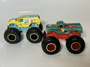 Hot Wheels Monster Trucks Bob Esponja Pantalones Cuadrados y Plancton 1:64 Diecast (Leer) - Imagen 1 de 16