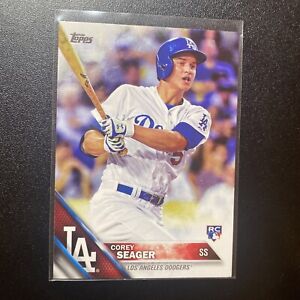 2016 Topps Series 1 Corey Seager #85 Rookie RC Los Angeles Dodgers