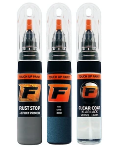 for SAAB 300 FUSION BLUE TOUCH UP PAINT Pen Kit Scratch Repair Set - Picture 1 of 10