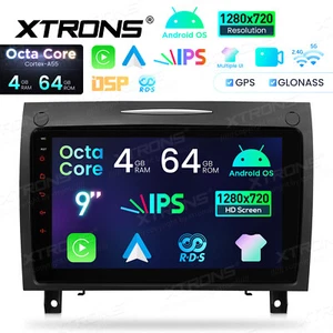 XTRONS 9" Android 14 8Core 4+64GB Car Radio Stereo GPS for Benz SLK-R171 2004-11 - Picture 1 of 20
