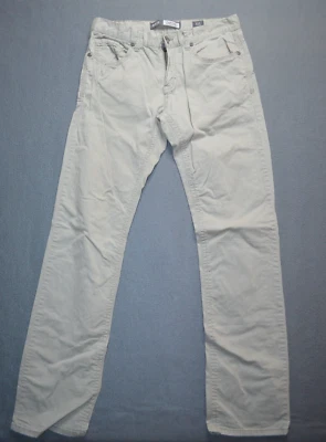 BKE Casuals Carter Straight Pant Mens 32L Light Beige Buckle Khaki 32x33 Stretch - Image 1 of 4