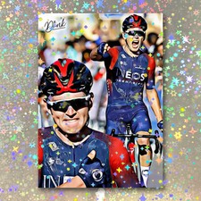 Magnus Sheffield Holographic High Gear Sketch Card Limited 1/5 Dr. Dunk Signed