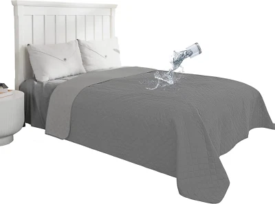 Funda de cama reversible a prueba de fugas 100 % impermeable para perro Sofa Co Foto 1 de 4