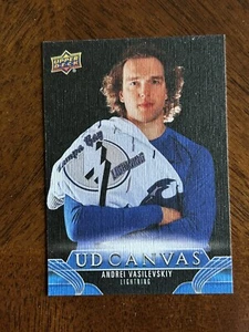 2023-24 Upper Deck Series2 Andrei Vasileskiy Canvas #C194 Lighting - Picture 1 of 2