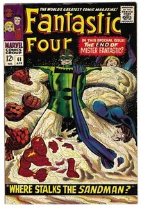 FANTASTIC FOUR #61 VF 8.0 Classic Jack Kirby Cover Silver Surfer Appearance NICE - Picture 1 of 2