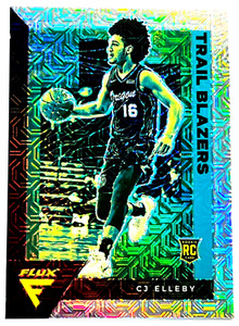 2020-21 Panini Flux Basketball #244 CJ Elleby RC Rookie Mojo Prizm