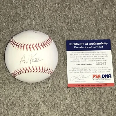 AUSTIN KEARNS Autograph Signed Baseball Auto Washington Nationals PSA DNA - Image 1 of 3