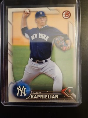 2016 Bowman Chrome Prospects James Kaprielian RC #BCP71. NrMt! - Image 1 of 4