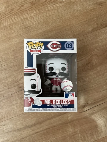 Mr. Redlegs (Alternate Red Uniform) Cincinnati Reds MLB Mascots Funko Pop MLB 03 Cover