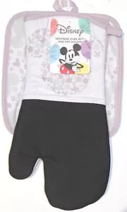 Disney Mickey Mouse Hitzebeständiger Lavendel Ofenhandschuh und Topflappen Set - Bild 1 von 6