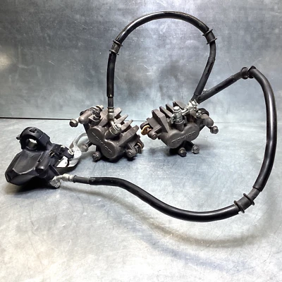 12-16 Kawasaki Ninja 650 EX650 Completo Sistema de Frenos Delanteros Pinzas Master Cyl Foto 1 de 4