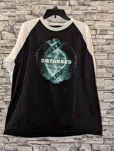 Disturbed Band Binary Tour Raglan Shirt Größe 3XL - Bild 1 von 6