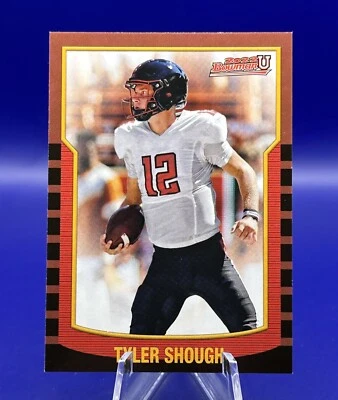 2021 Bowman U TYLER SHOUGH 2000 Bowman Insert Rookie RC #2KB-15 Texas Tech - Image 1 of 2